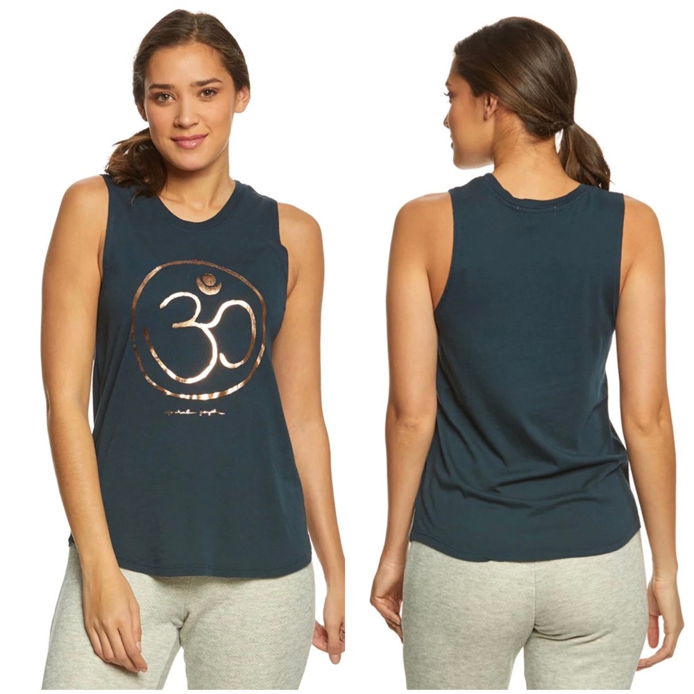 Spiritual Gangster Om Graphic Muscle Tank